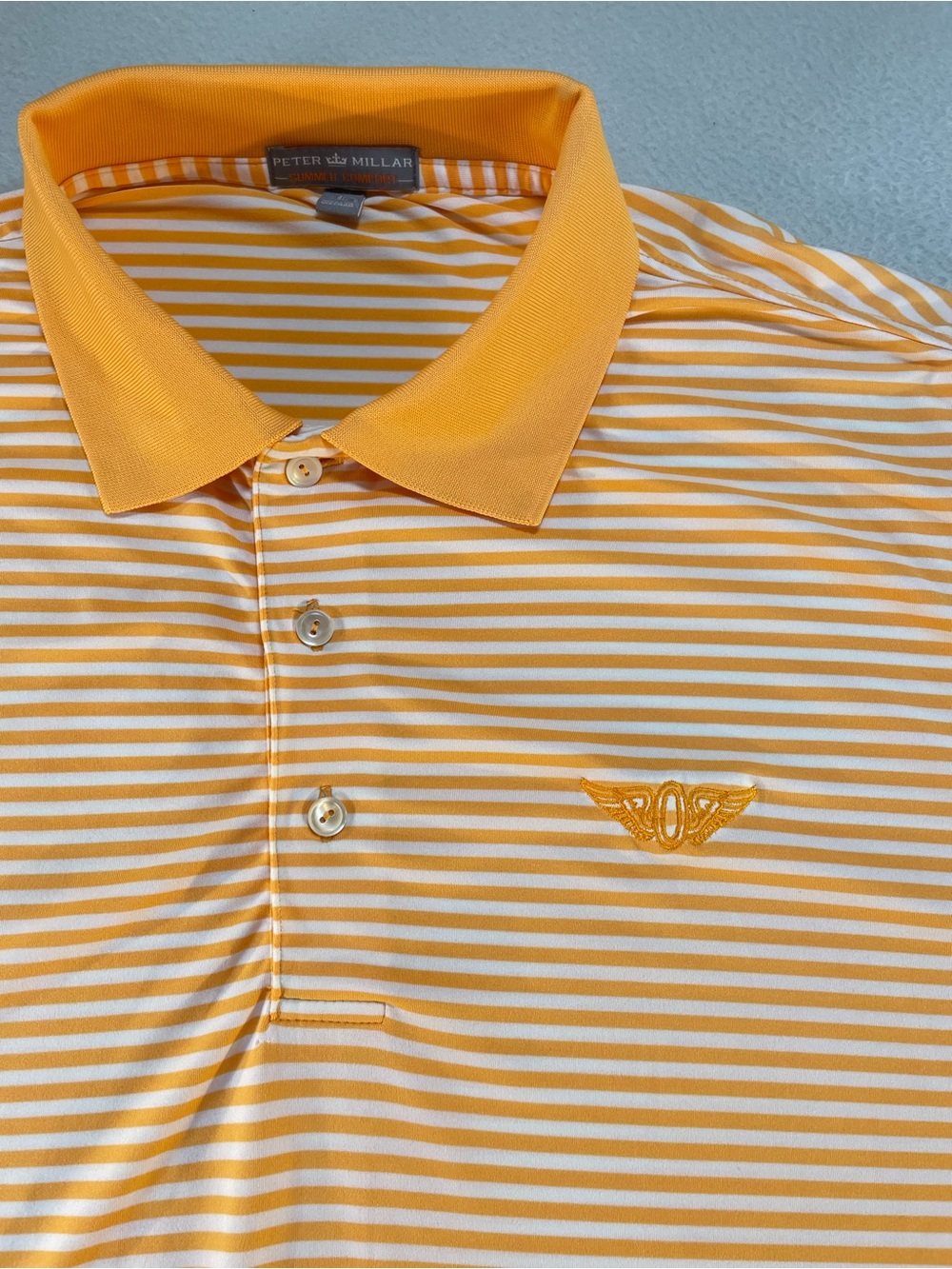 Peter Millar Summer Comfort The Olympic Club Golf Polo Size Large